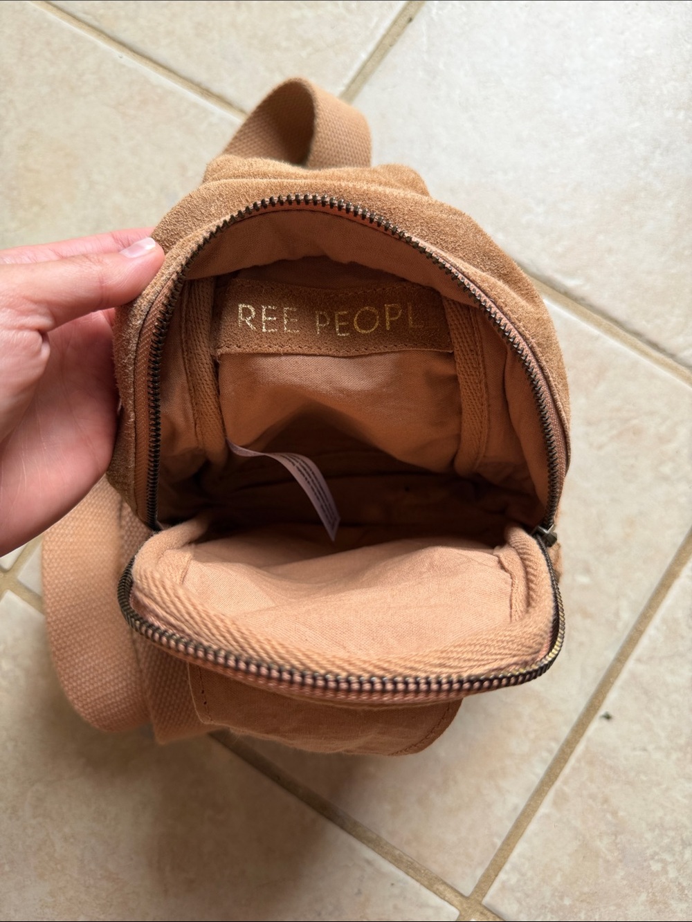 Free People Hudson Suede Sling Bag - Picture 8 of 9